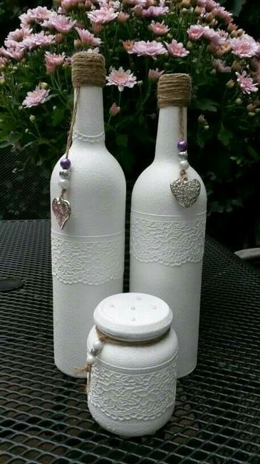 Ideas con botellas : centros de mesa - 4