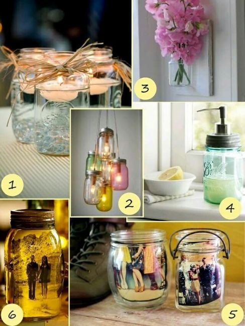 Ideas con botellas : centros de mesa - 6