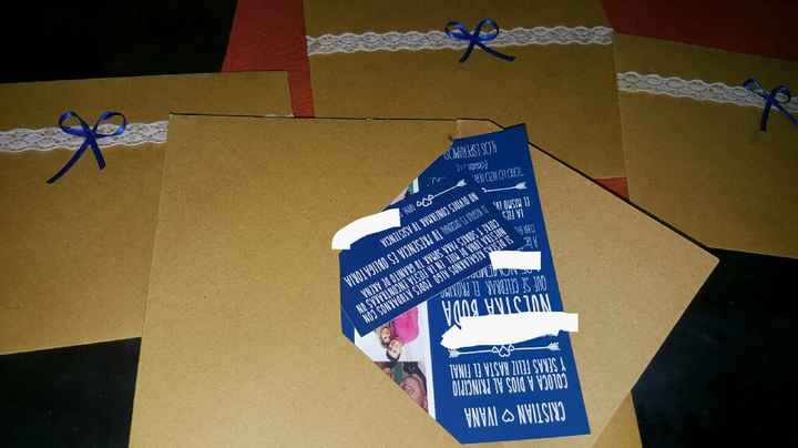  invitaciones en mano 😊😁 - 5