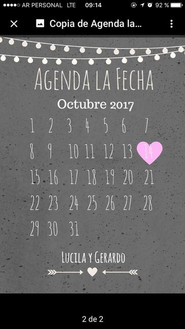 ¿Van a hacer Save the Date? - 1