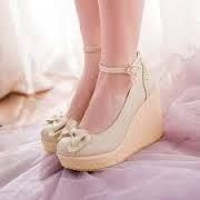 Zapatos para novias con taco chino 6