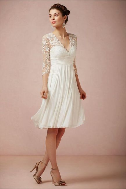Vestidos de novia cortos - estilo vintage 1