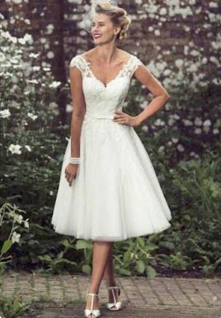Vestidos de novia cortos - estilo vintage 3