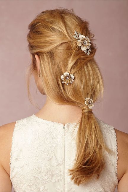 10 colas de caballo que querrás lucir el día de tu boda 9