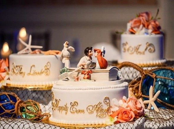 Tortas de boda: temática Disney 24