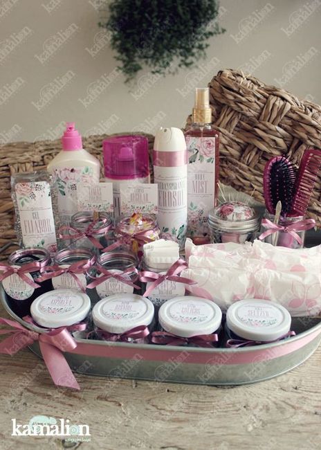 Kit del baño color rosa 2