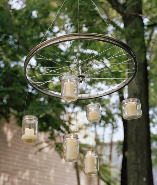 Ideas para decorar tu boda con ruedas de bicicleta 2