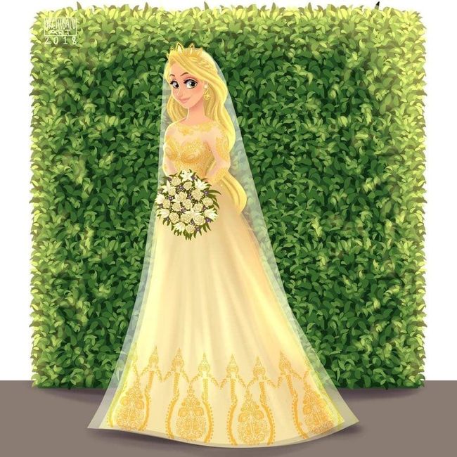 Princesas Disney de Novia 11