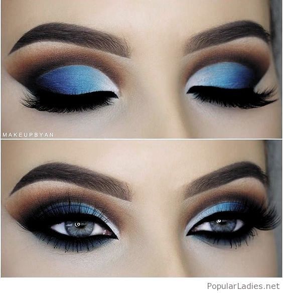 y si tu "algo azul" fuera el make up? 1