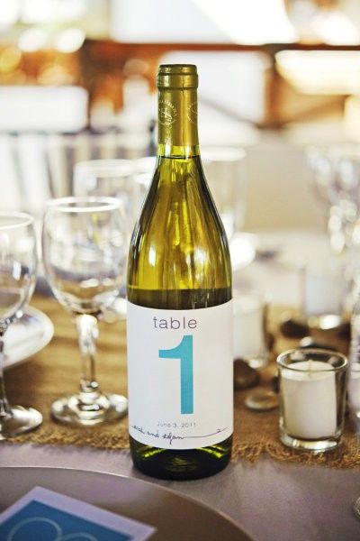 Tendrías tus números de mesa con botellas? 18