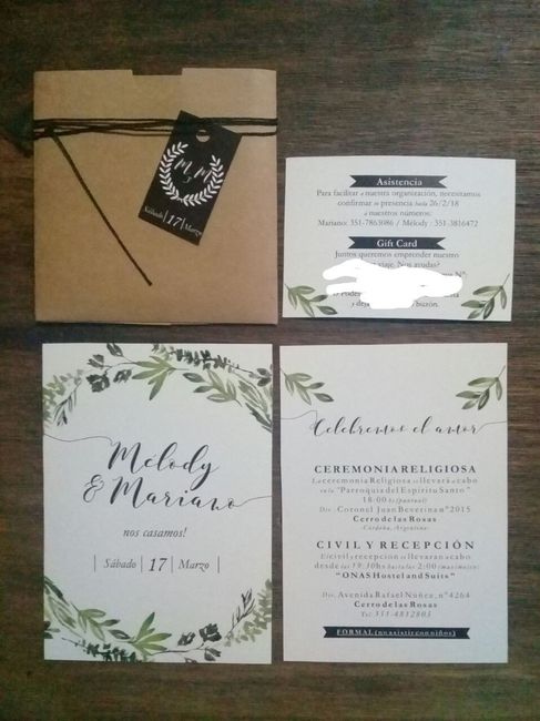 mis invitaciones hechas por  Mi! 2
