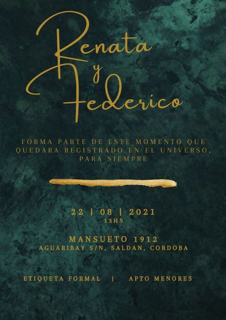 Las invitaciones: ¿Las tengo o no las tengo? 1