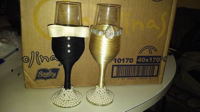 Copas de Novios Terminadas