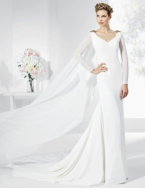 Vestidos para novias minimalistas 👰 16