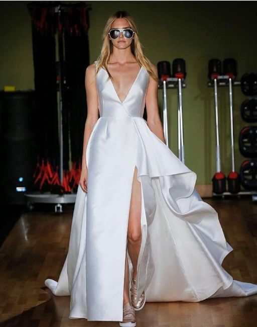 Vestidos para novias minimalistas 👰 28