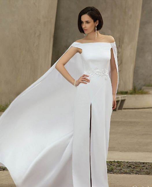 Vestidos para novias minimalistas 👰 31