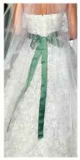 vestido boda verde