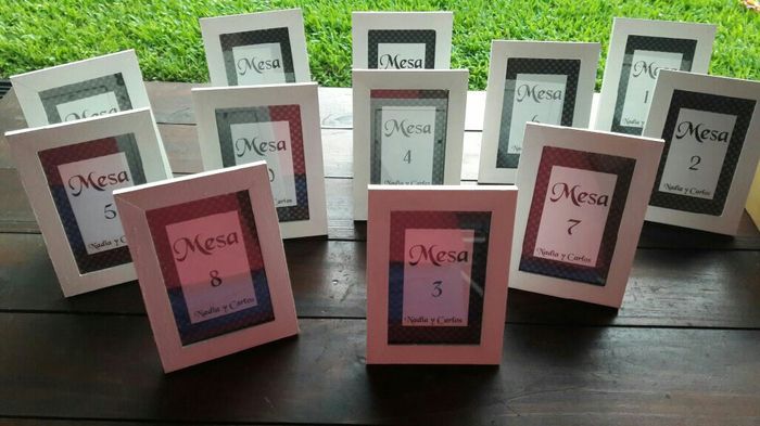 Mis numeros de mesa. 13 días! - 1
