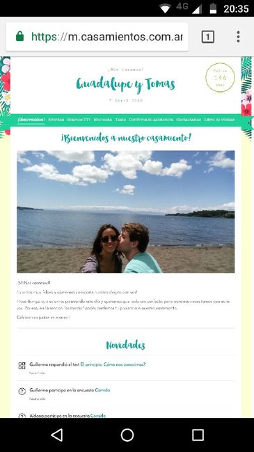 Web de casamiento! 2