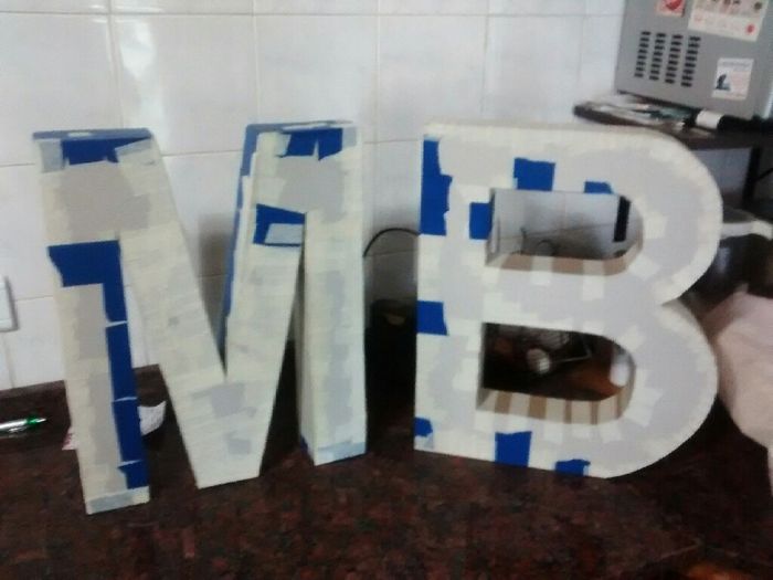 DIY - Letras gigantes - 3