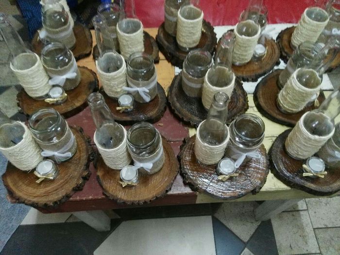Terminando los centro de mesa y otras cositas 1