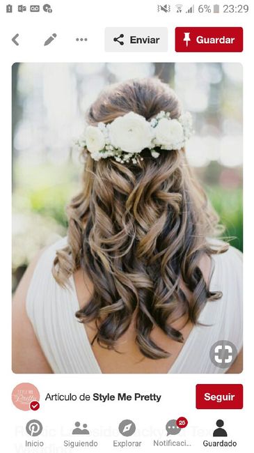 Corona de flores para tu peinado de boda 21