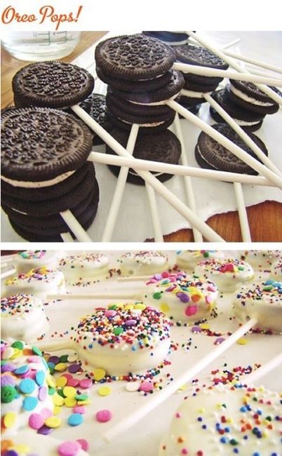 paletas de oreos