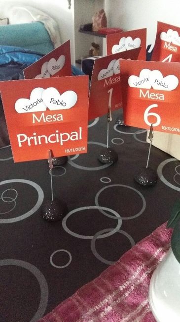 Retiro de números de mesa y copas mercado libre! - 1