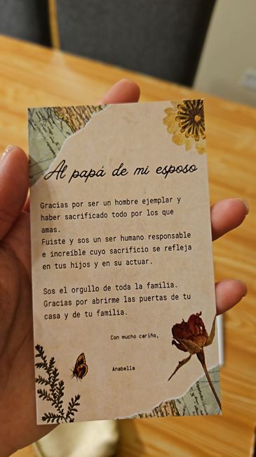 Tarjetas para mis damas de honor y Flia 5