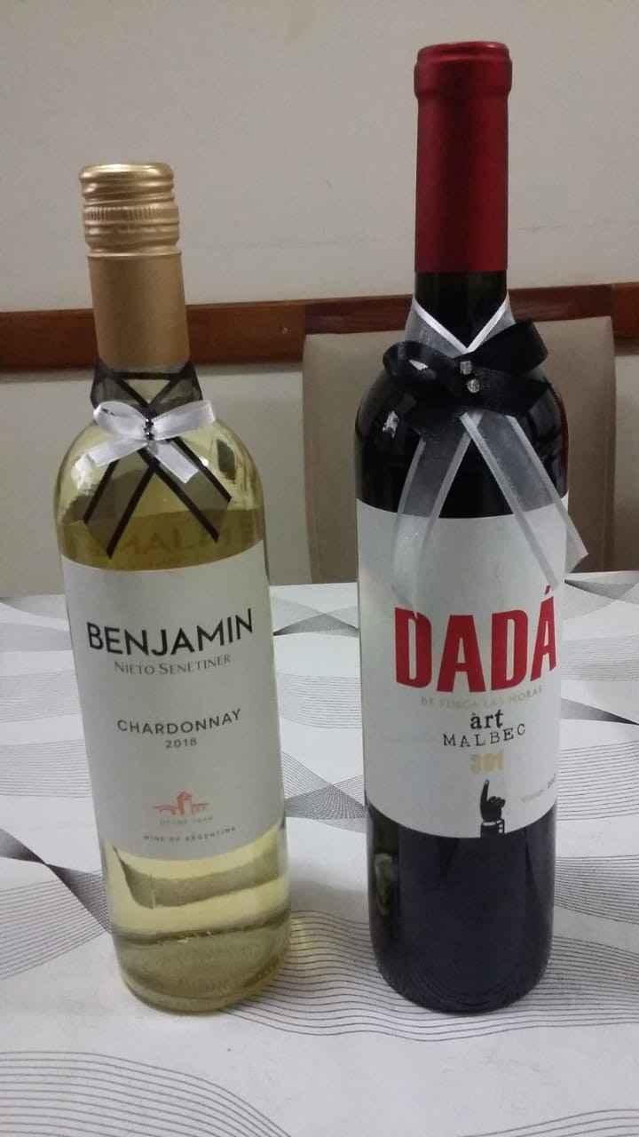 Presentación botellas vino
