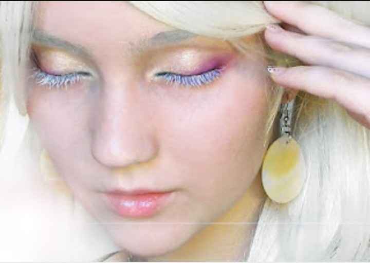Maquillaje colores claros - 1
