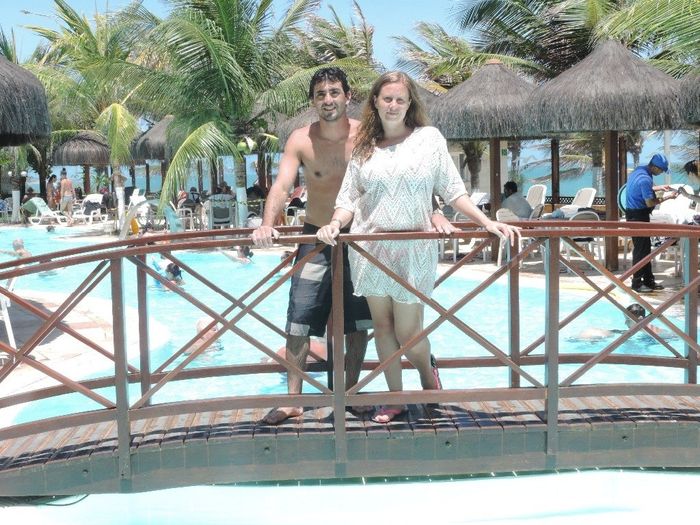 disfrutando del hotel