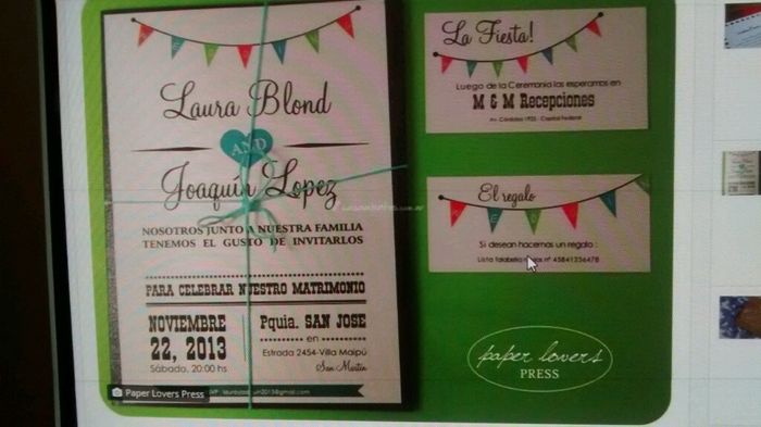 Invitaciones tendencia 2016 - 2