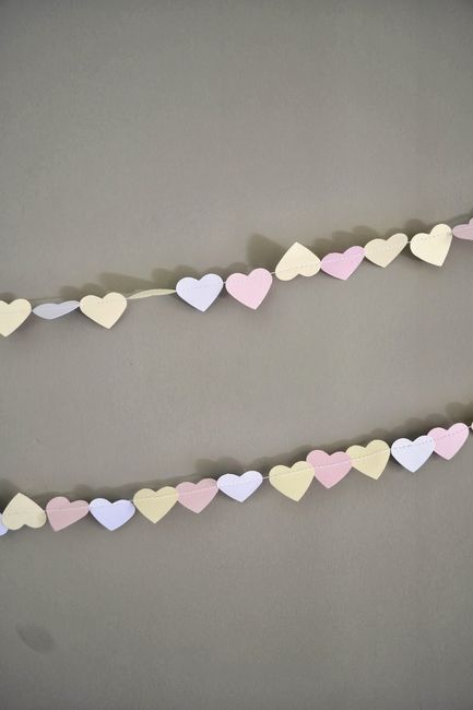 guirnalda de corazones