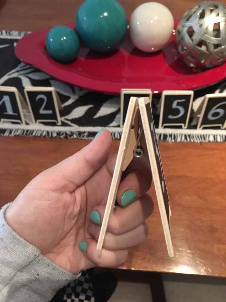 Mis números de mesa, caminos, velas y floreros - 4