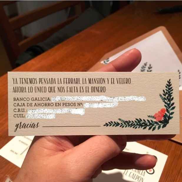 Tarjeta Obsequios