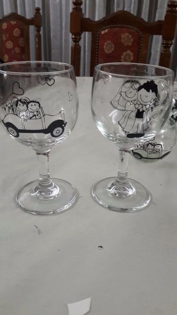 Copas para los novios!