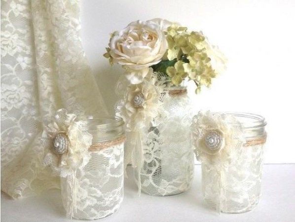 Centros de mesa rústicos: novia experta en Diy 49
