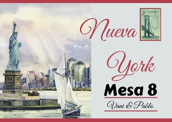 Números de mesa viajeros! 5