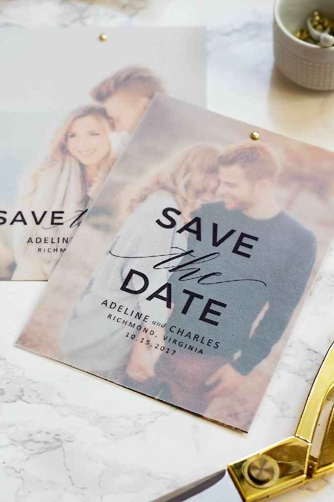 Invitaciones - Save the date ? - 1