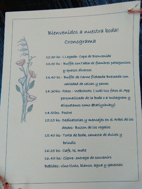 Programa de la boda? ayuda!!!! - 1