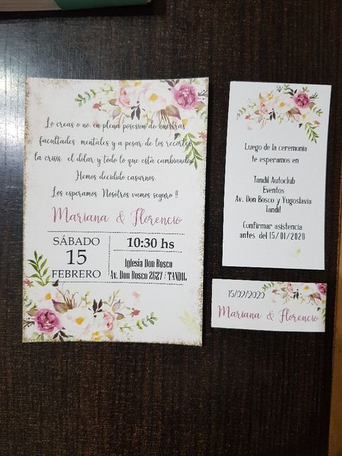 Las invitaciones: ¿Las comprás o las hacés? 1