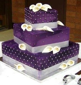 Tortas De Boda Con Tonos Violeta 5