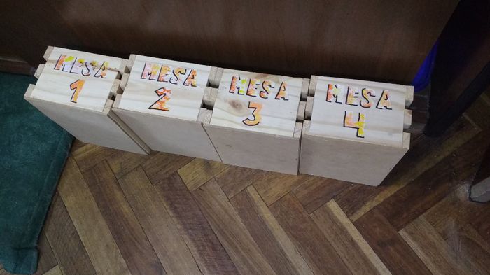 Ubicaciones en las mesas 9