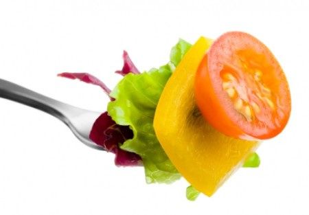 Verduras y frutas a la dieta