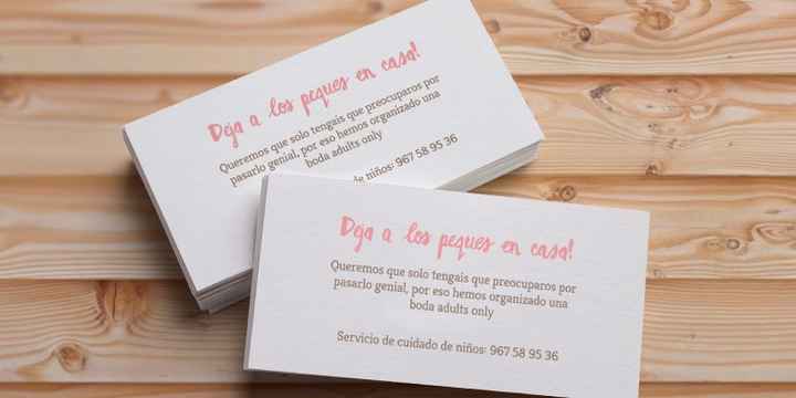 4 Frases para aclarar que tu casamiento es Sin niños!