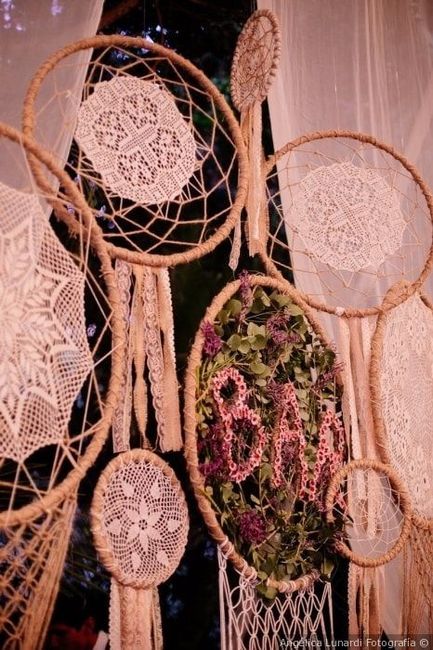 ¡Atrapasueños para incluir en la deco de tu boda! 🤗 ¿Sí o no? 1