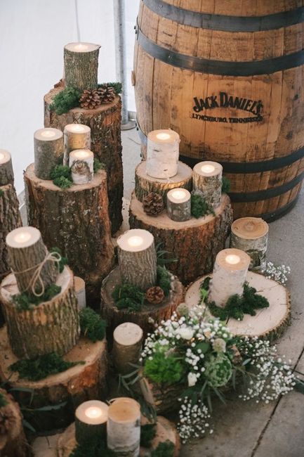 ¡6 Ideas con troncos para incluir en tu casamiento! ¿Cuál usarías? 4