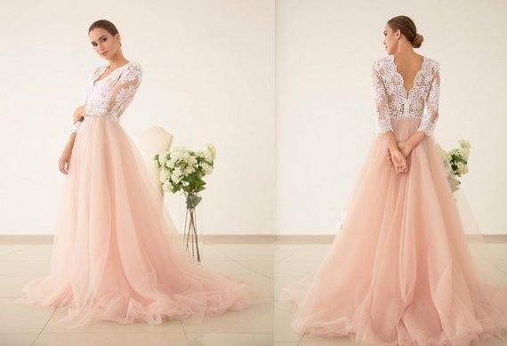 ¡Vestidos de novias a dos tonos! ¿Sí o no? 4