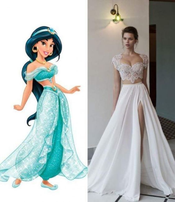 ¿Qué princesa de Disney sos según tu vestido de novia? 1